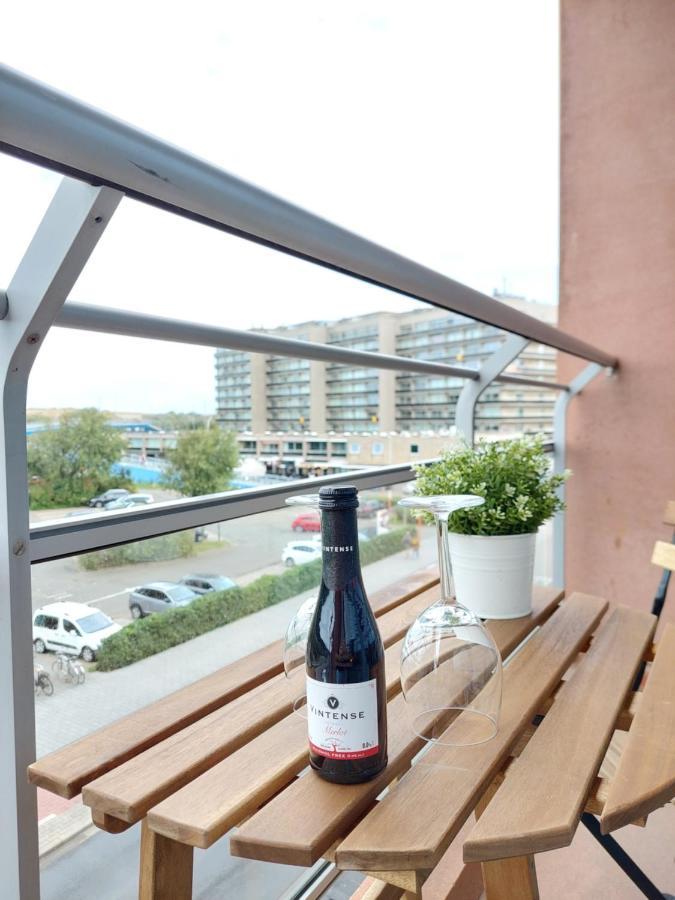 Studio 3 Bredene Met Strandcabine 외부 사진